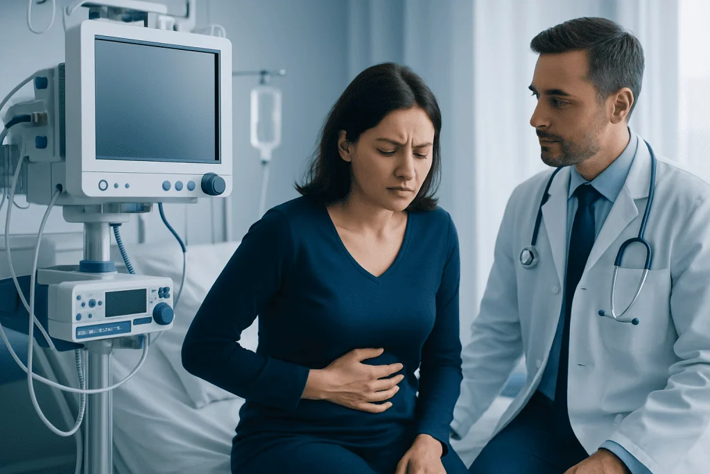 How the pain may feel and other symptoms that matter — stomach ache upper right