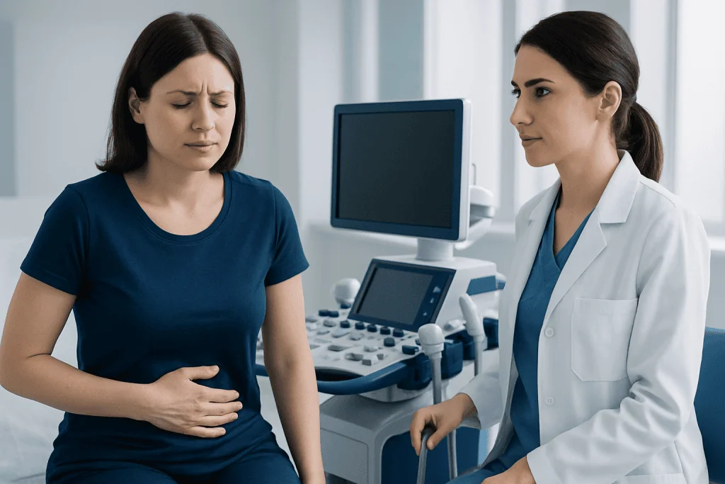 How the pain may feel and what symptoms matter — pains without period