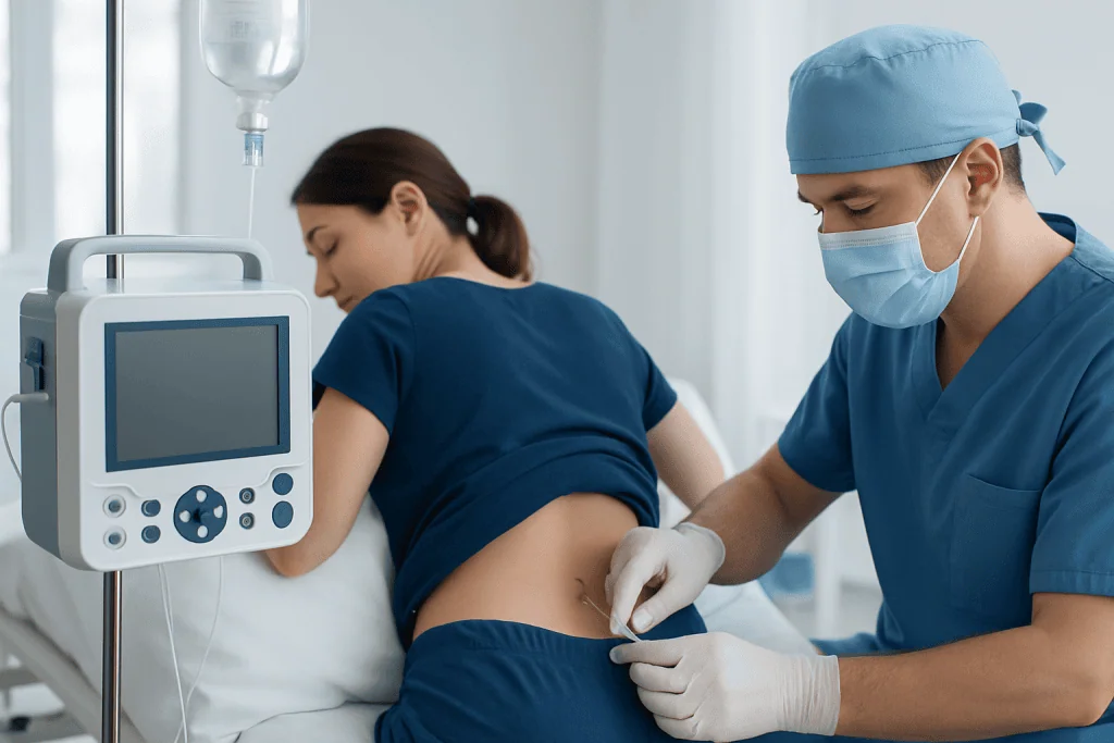 How the Procedure Is Done — epidural
