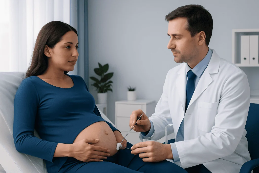 Chorionic Villus Sampling: An Evidence-Based Guide for Patients 3 How the Procedure Is Performed — chorionic villus sampling