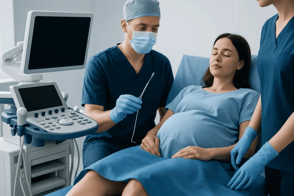 How the procedure is performed — amniotomy