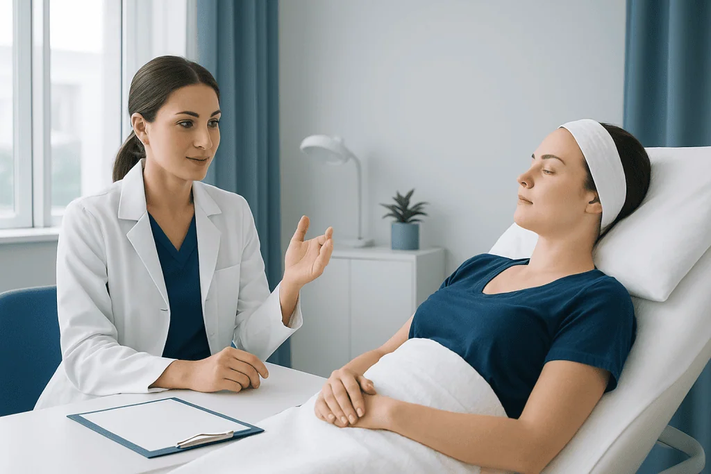 How the procedure is performed and what it feels like — tca peel