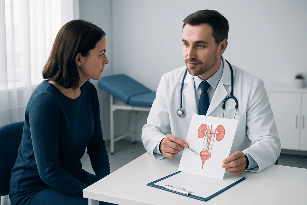 How the procedure works: step by step — cystoscopy