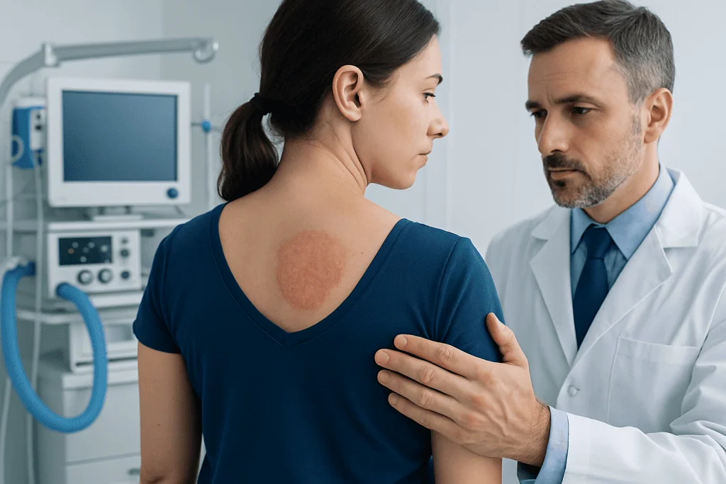 How the Rash Looks and Feels — p rosea disease