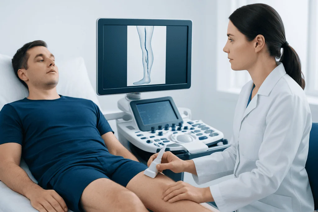 How the saphenous veins work in leg circulation — saphenous vein