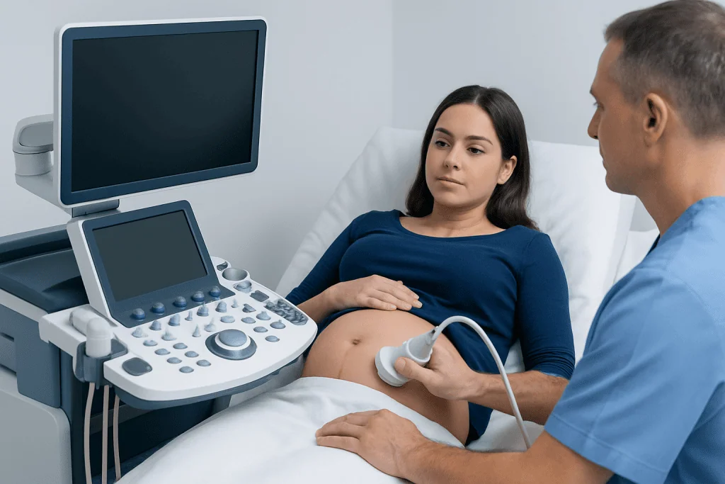 How the scan is done and how to prepare — 8 weeks sonography