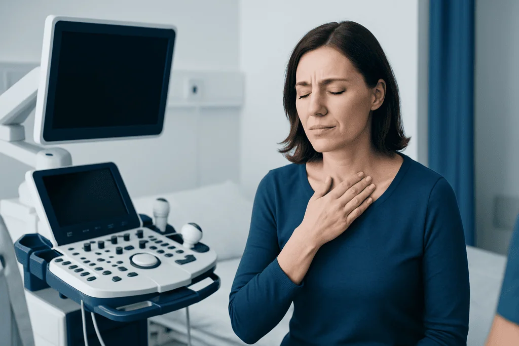 How the symptom feels and what may come with it — sore chest when swallowing
