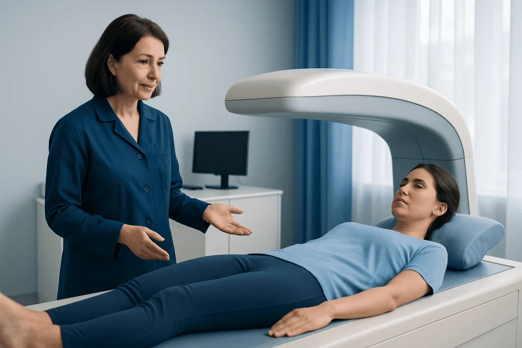 How the Test Works and What Happens During the Scan — dexa scan