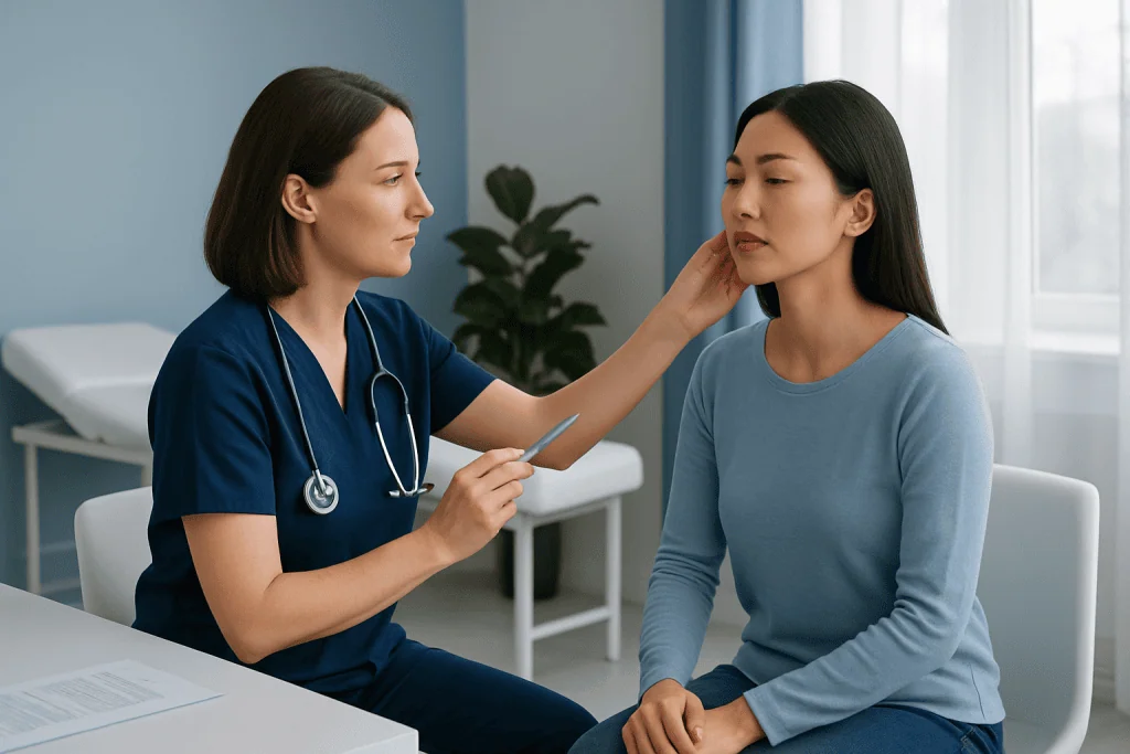 How the treatment is performed and when results appear — masseter botox