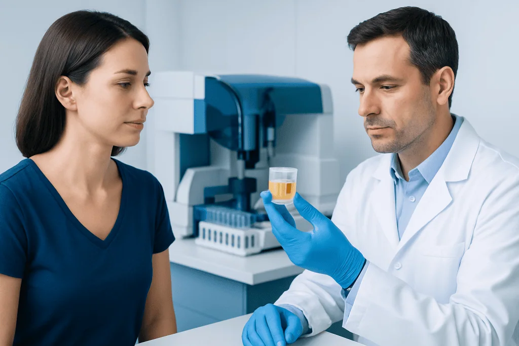 How the urine nitrite test works — nitrite in urine