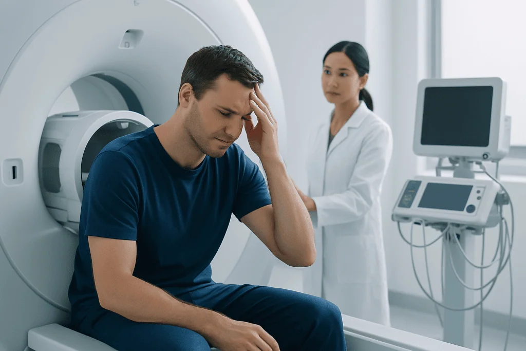 How These Symptoms Feel — head pain and neck stiffness