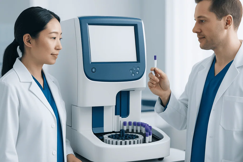 How they appear on a blood test — immature granulocytes