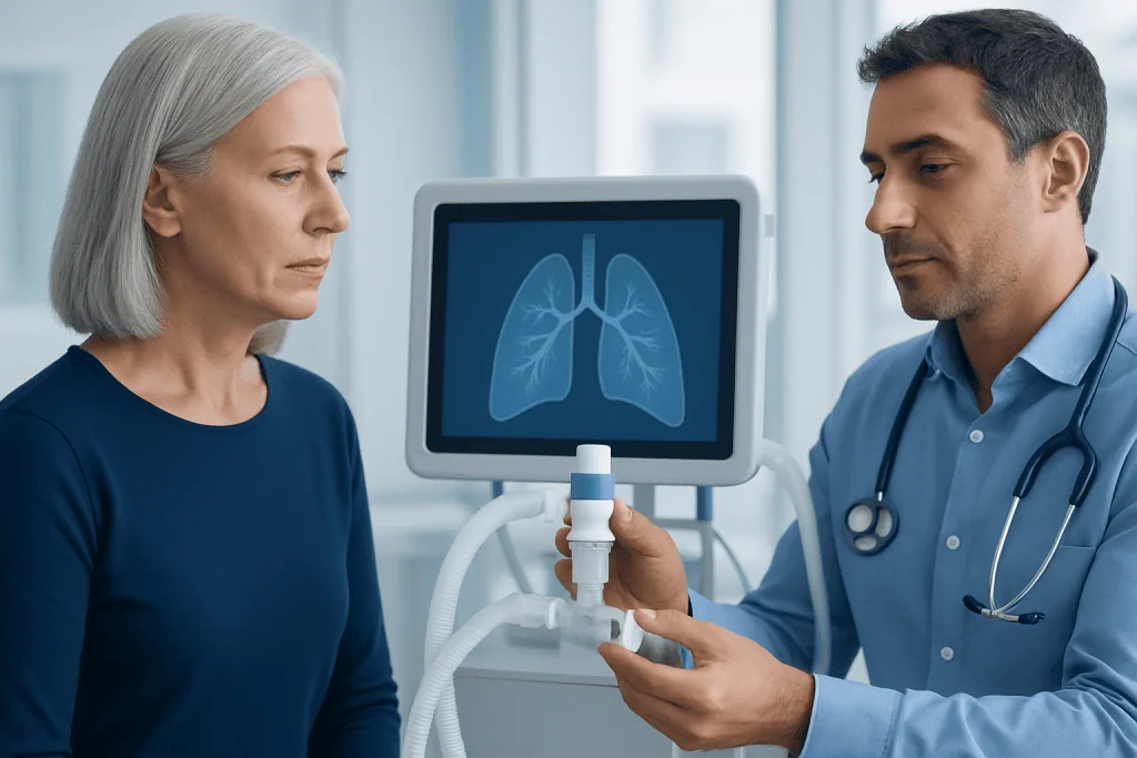 How this inhaler works in the lungs — breztri aerosphere