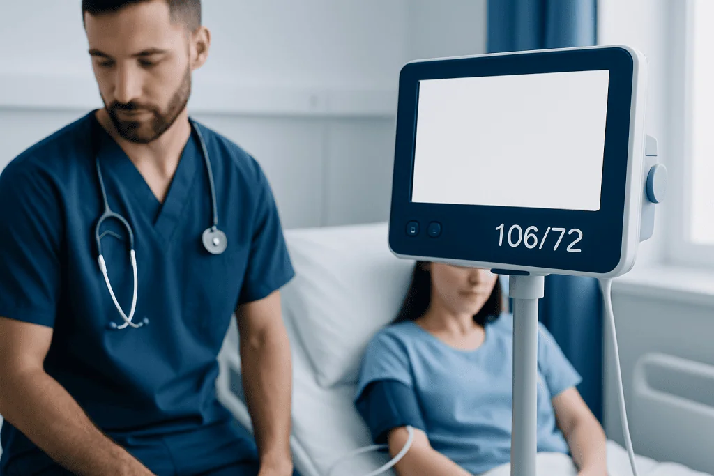 How this reading is classified — 106/72 blood pressure
