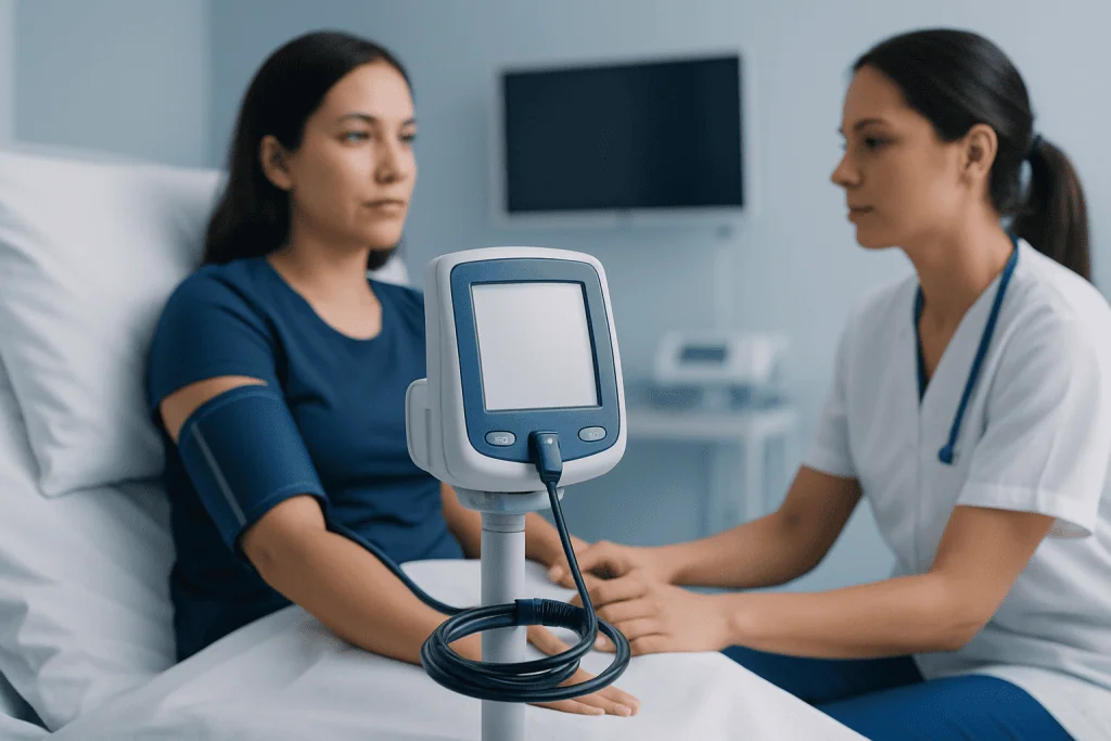 How this reading is classified — 110/76 blood pressure