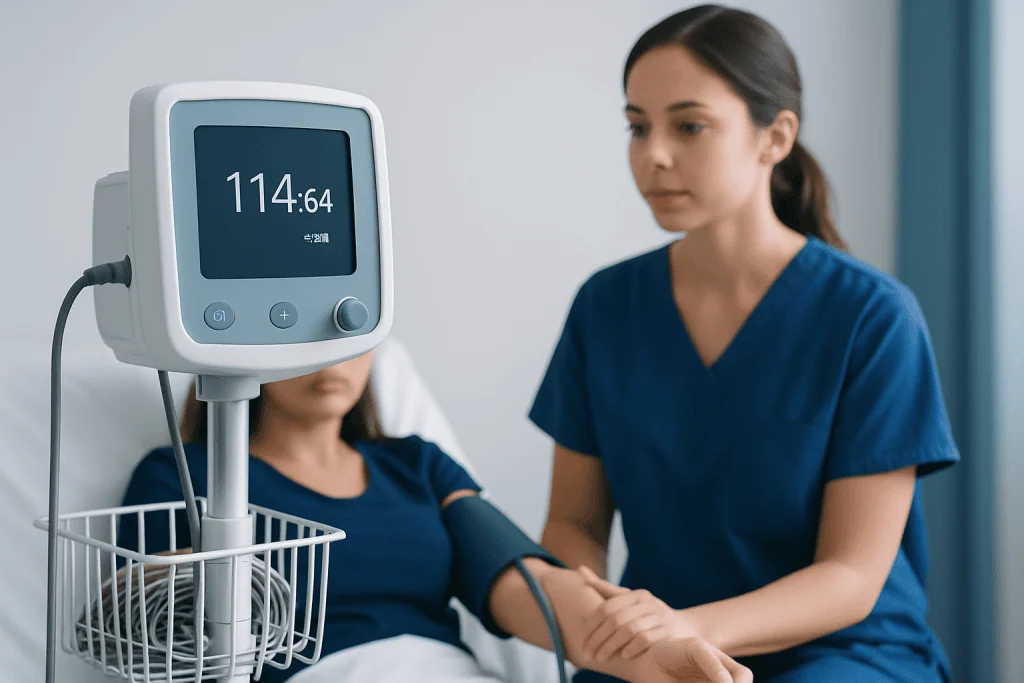How this reading is classified — 114/64 blood pressure
