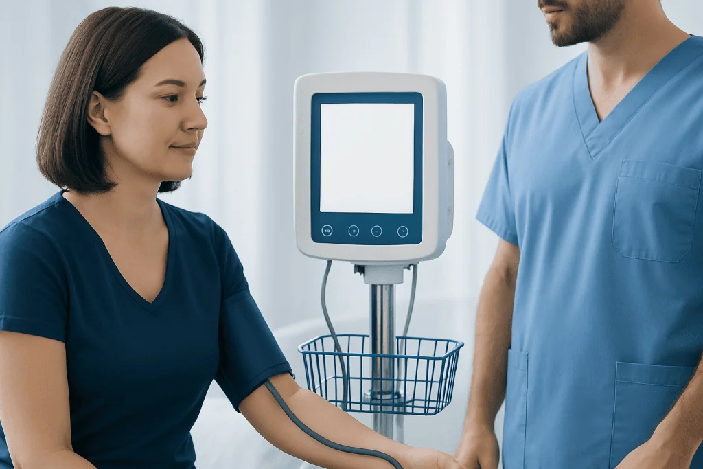 How this reading is classified — 102/72 blood pressure