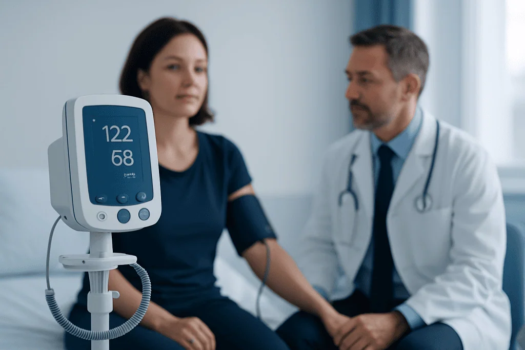 How this reading is classified — 122/68 blood pressure