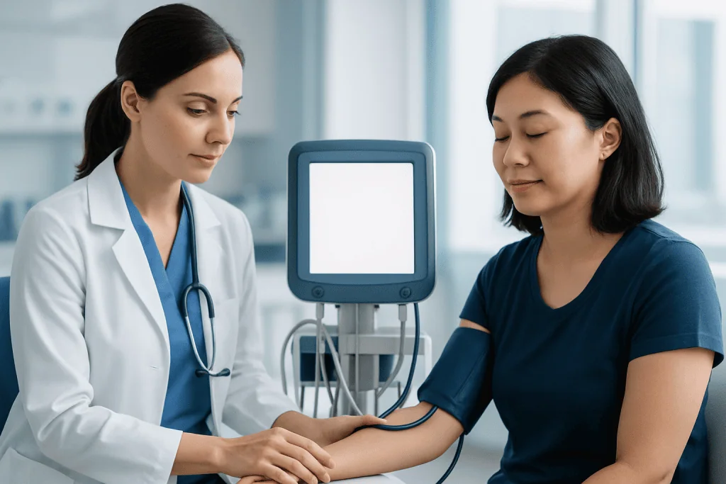 How this reading is classified — 114/84 blood pressure