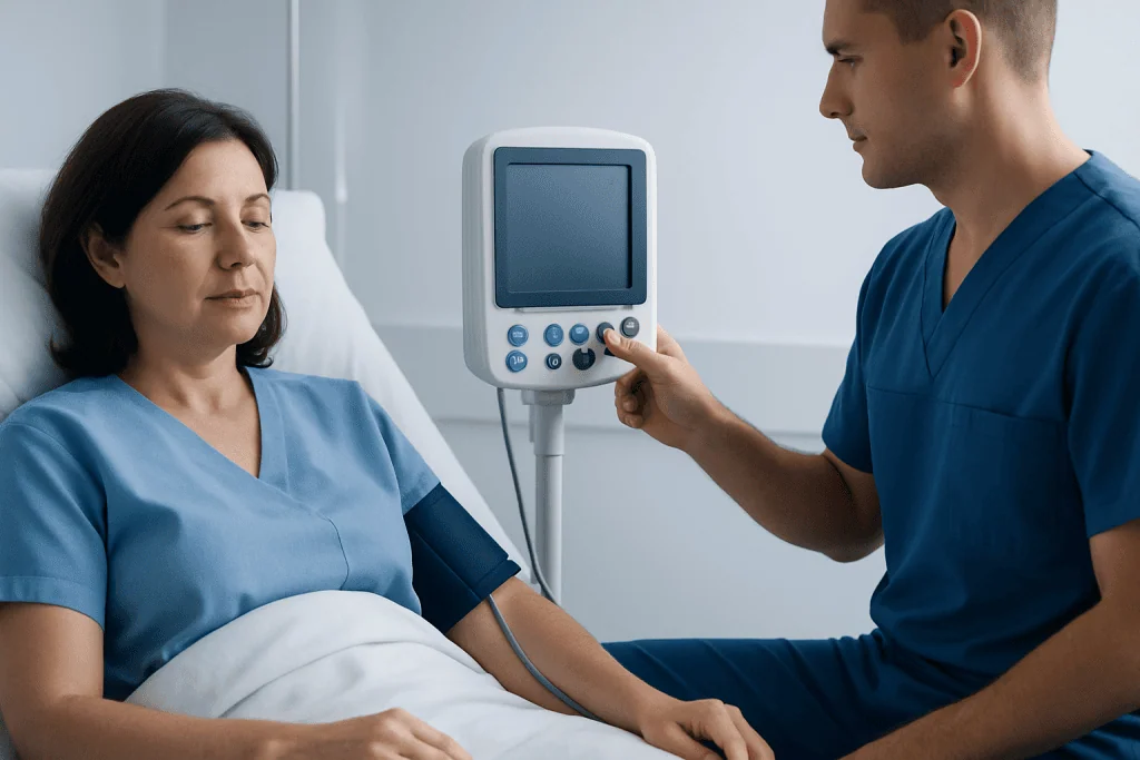 How this reading is classified — 102/70 blood pressure