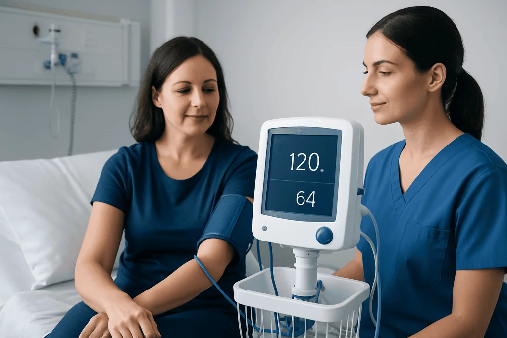 How this reading is classified — 122/64 blood pressure