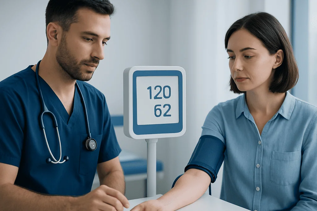 How this reading is classified — 120/62 blood pressure