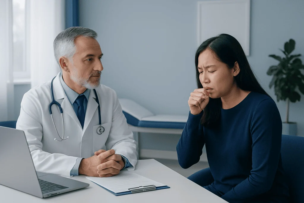 How timing and associated symptoms help identify the cause — dry cough at night