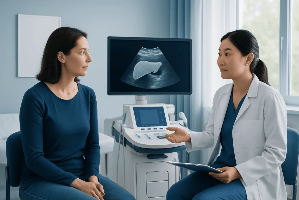 How to prepare and what happens during the scan — liver ultrasound