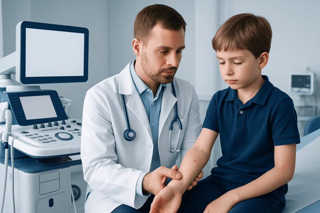 How to recognize common patterns — small itchy pimple