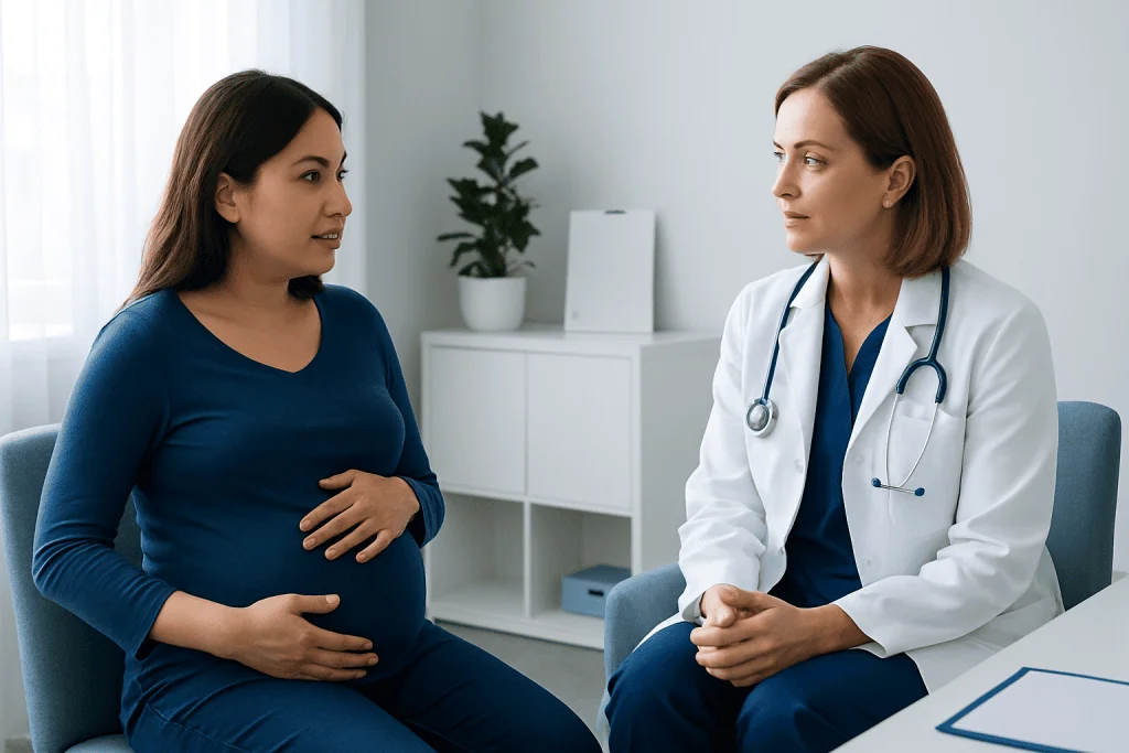 How to start the conversation — pregnancy symptoms