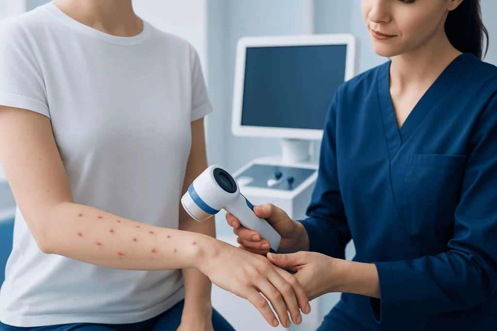 How to tell different red spots apart — red dots on skin