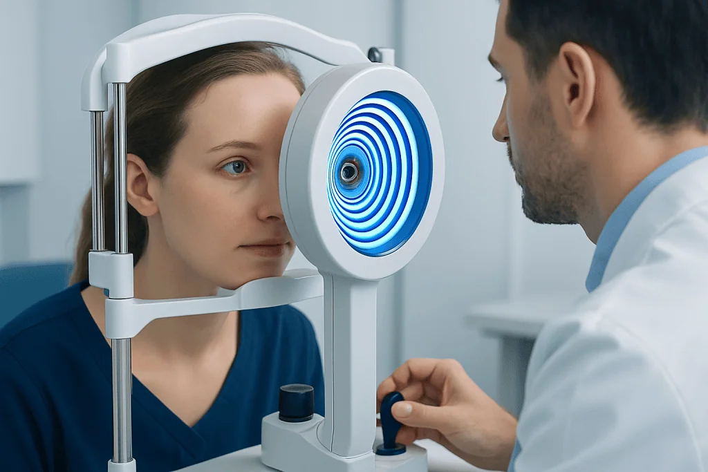 How to Tell Where the Ring Is Located — blue ring around eye