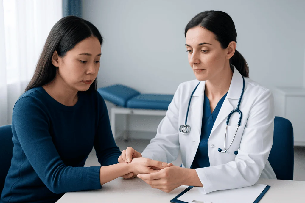 How to tell whether the lump may be a cyst, bony bump, or something else — hard lump on wrist feels like bone