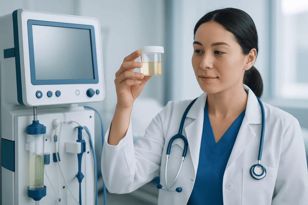 How urine color is linked to hydration and kidney function — clear urine