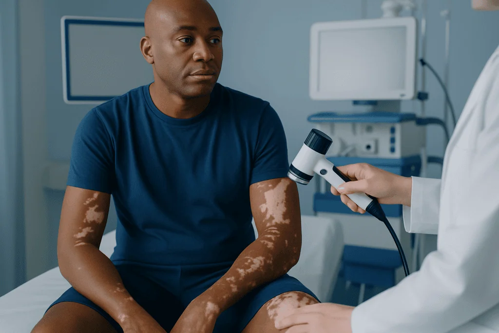 How vitiligo looks and where it appears — vitiligo