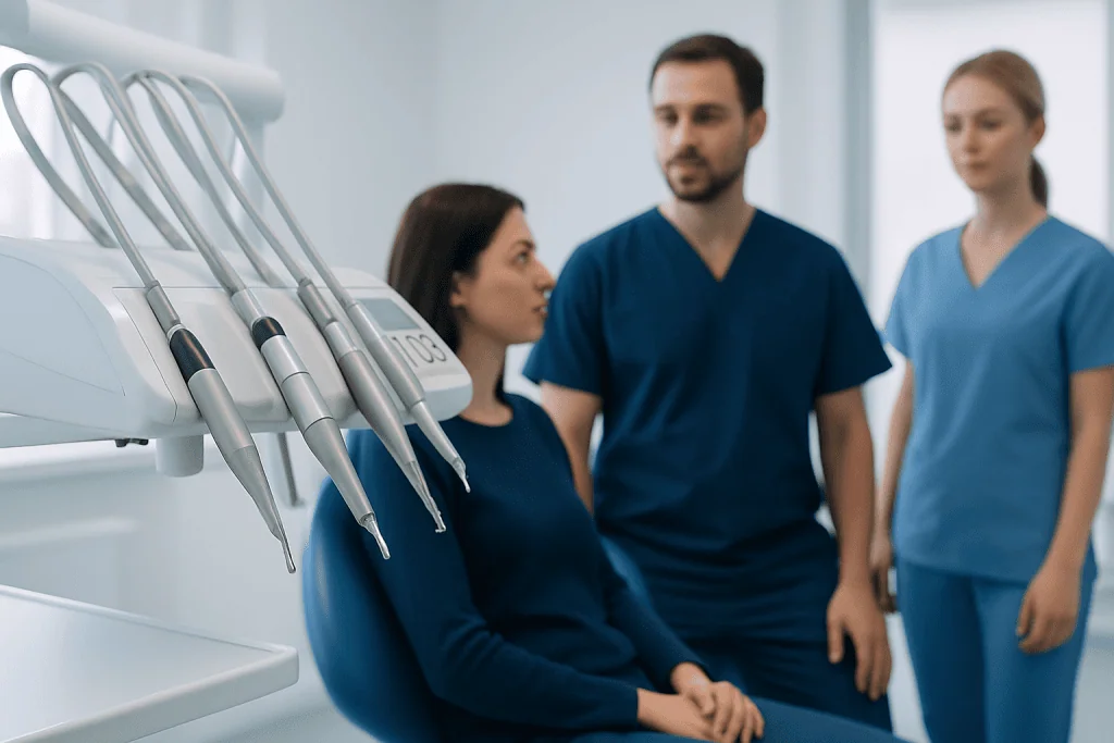 Indicative 2026 market ranges: Turkey vs USA, UK, and Germany — single dental implant cost turkey