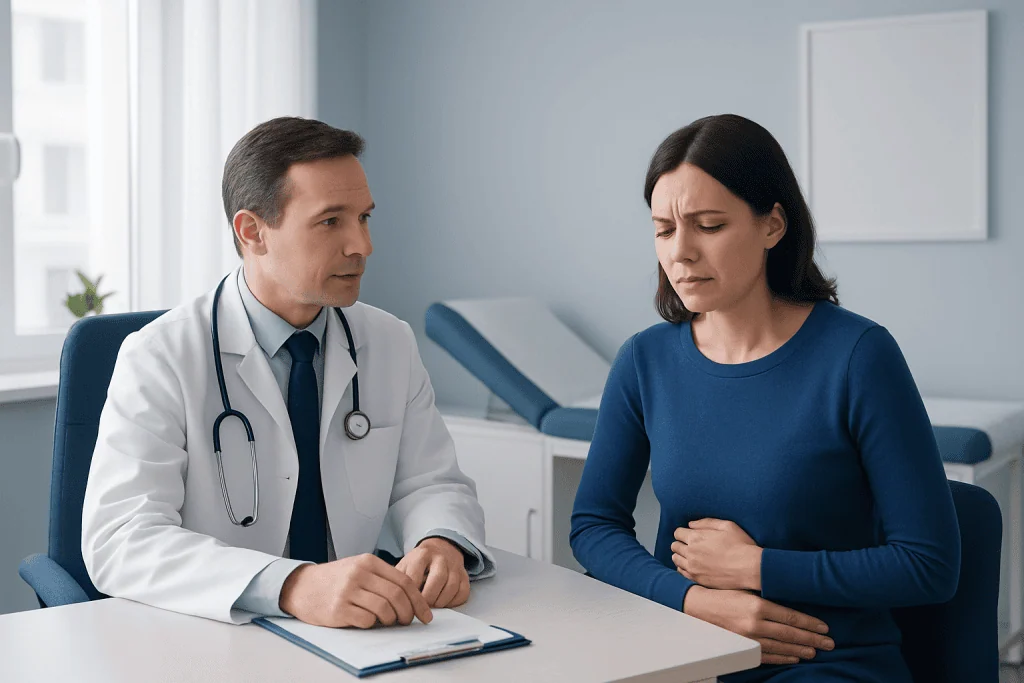 Less common but important medical causes — nausea feeling after eating