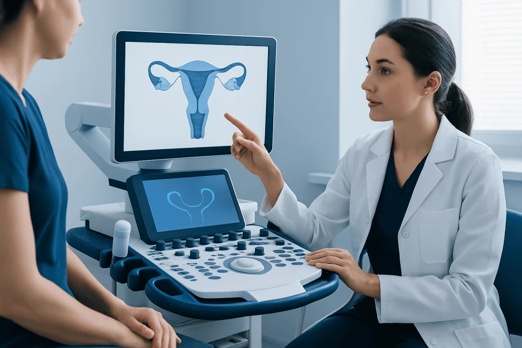 Main organs and how they work together — woman reproductive system