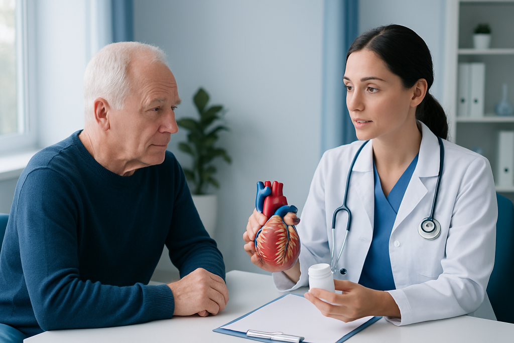 Main types of medicines used in a heart failure prescription — heart failure prescription