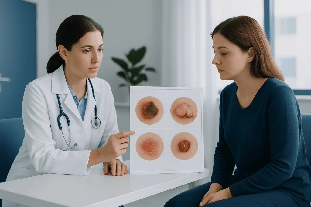 Main Types of Skin Cancer and Their Typical Appearance — skin cancer pictures