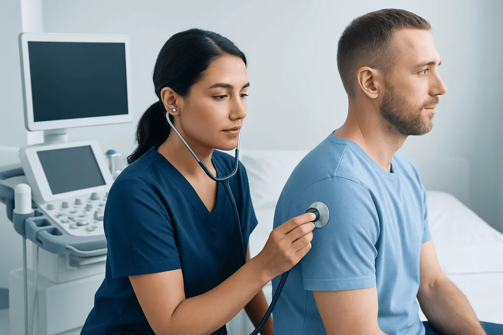 Normal and abnormal lung sounds — lung sounds