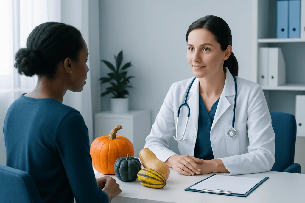 Nutrition and evidence-based health benefits — varieties of squash