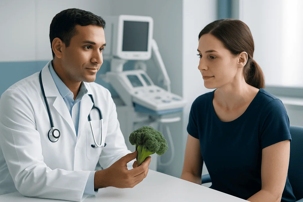 Nutrition in raw broccoli — raw broccoli