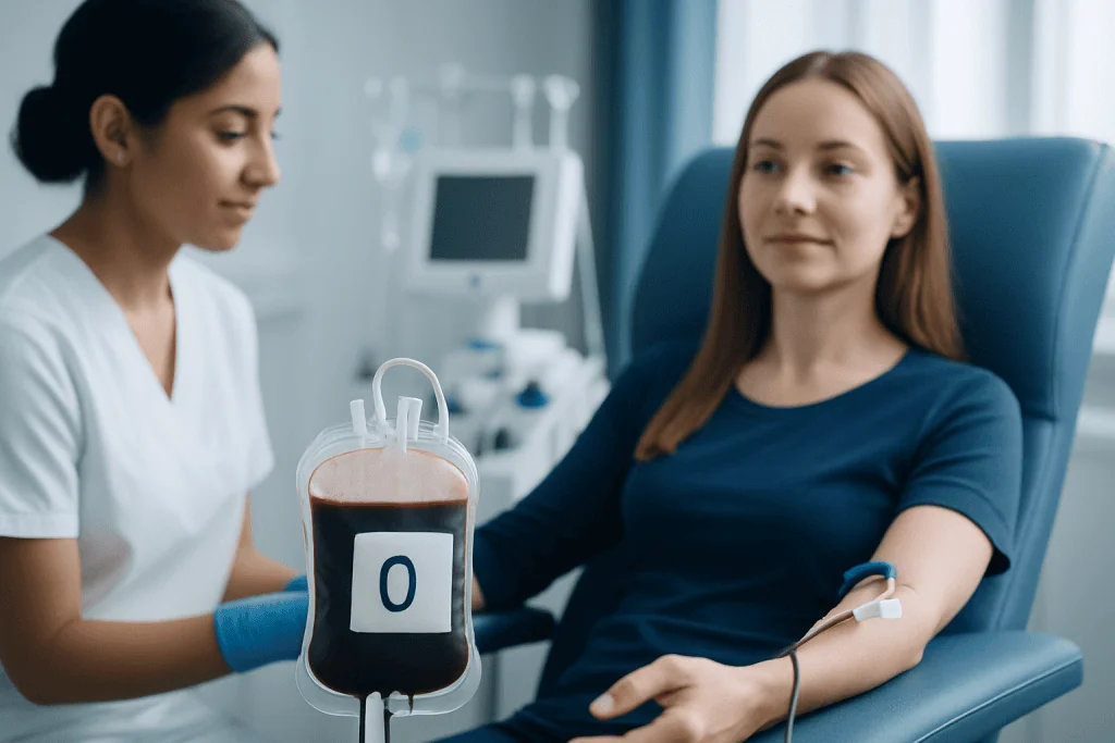 O positive and O negative: the role of the Rh factor — o blood type