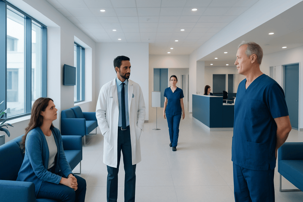 Apple Cider Vinegar Side Effects: A Doctor-Reviewed Guide to Uses and Safety 1 Medical team discussing patient care in hospital lobby.