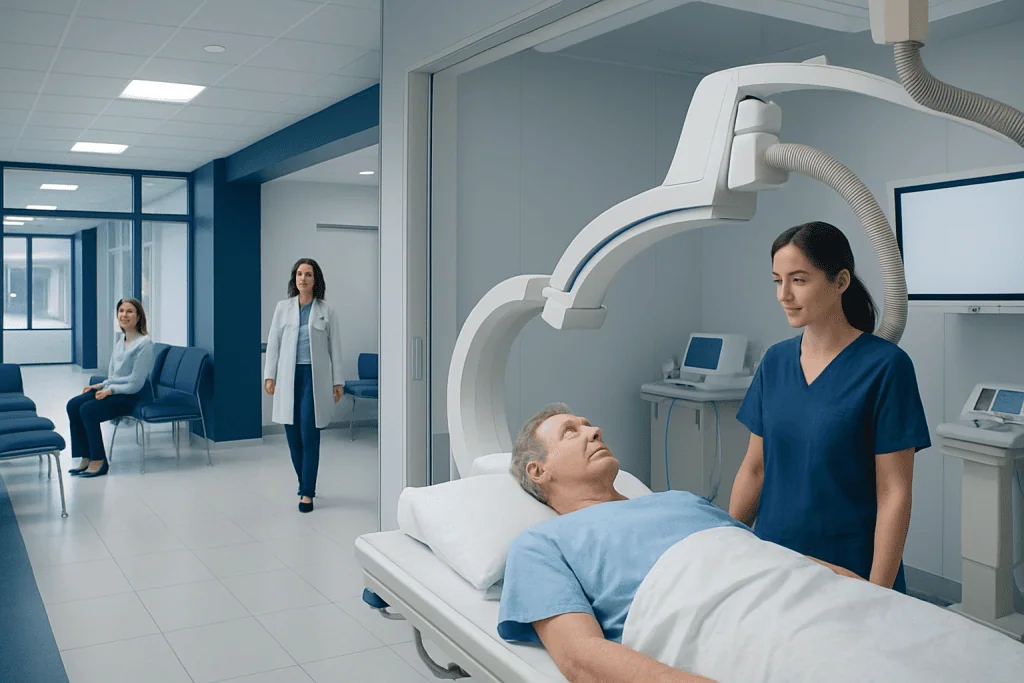 Cerebral Angiography for Stroke and Aneurysm Care: What Patients Should Expect 1 Patient undergoing cerebral angiography in a modern hospital setting.