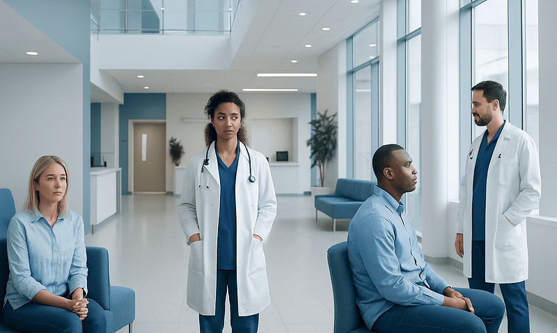 Are Marshmallows Gluten Free? Here Is What the Evidence Says 6 Medical team consulting in a modern hospital lobby with large windows.