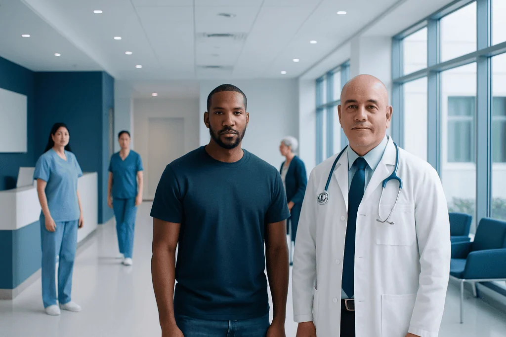 Do Penis Pumps Work? A Doctor-Reviewed Answer 1 Medical professionals in a hospital corridor with doctors and nurses.