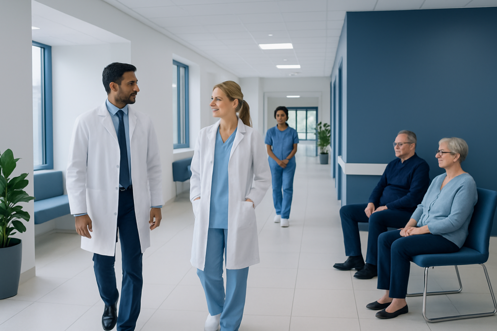Is Alcohol a Diuretic? A Doctor-Reviewed Answer 1 Doctors and patients in a modern hospital corridor.