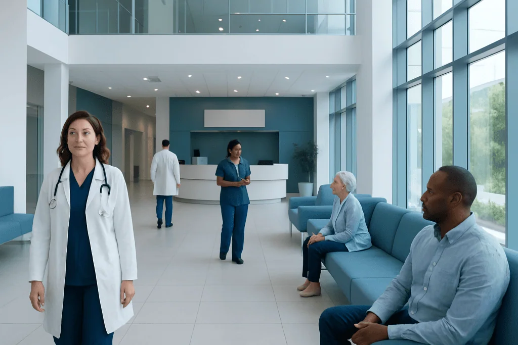 Is Aspirin an Nsaid? A Doctor-Reviewed Answer 1 Modern hospital lobby with medical staff and patients in a bright, spacious setting.
